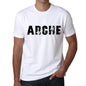 Mens Tee Shirt Vintage T Shirt Arche X-Small White 00561 - White / Xs - Casual