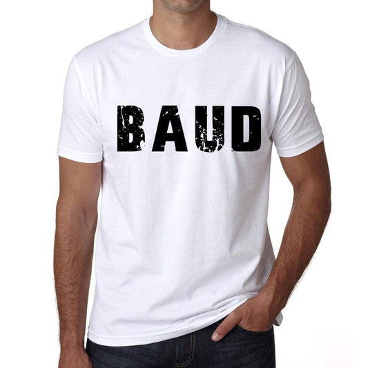 Mens Tee Shirt Vintage T Shirt Baud X-Small White 00560 - White / Xs - Casual