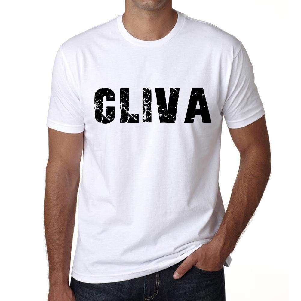Mens Tee Shirt Vintage T Shirt Cliva X-Small White 00561 - White / Xs - Casual