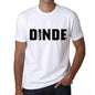 Mens Tee Shirt Vintage T Shirt Dinde X-Small White 00561 - White / Xs - Casual