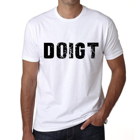 Mens Tee Shirt Vintage T Shirt Doigt X-Small White 00561 - White / Xs - Casual