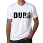 Mens Tee Shirt Vintage T Shirt Durs X-Small White 00560 - White / Xs - Casual