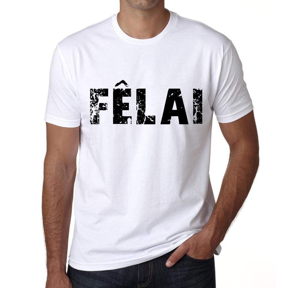 Mens Tee Shirt Vintage T Shirt Fêlai X-Small White 00561 - White / Xs - Casual