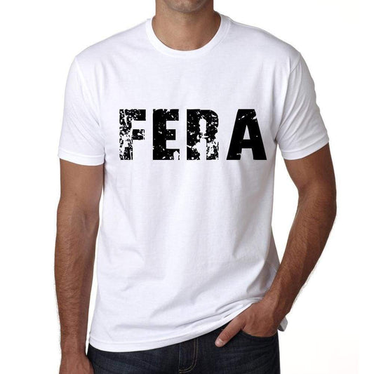 Mens Tee Shirt Vintage T Shirt Fera X-Small White 00560 - White / Xs - Casual