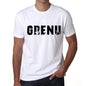 Mens Tee Shirt Vintage T Shirt Grenu X-Small White 00561 - White / Xs - Casual