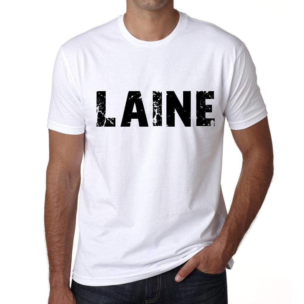 Mens Tee Shirt Vintage T Shirt Laine X-Small White 00561 - White / Xs - Casual