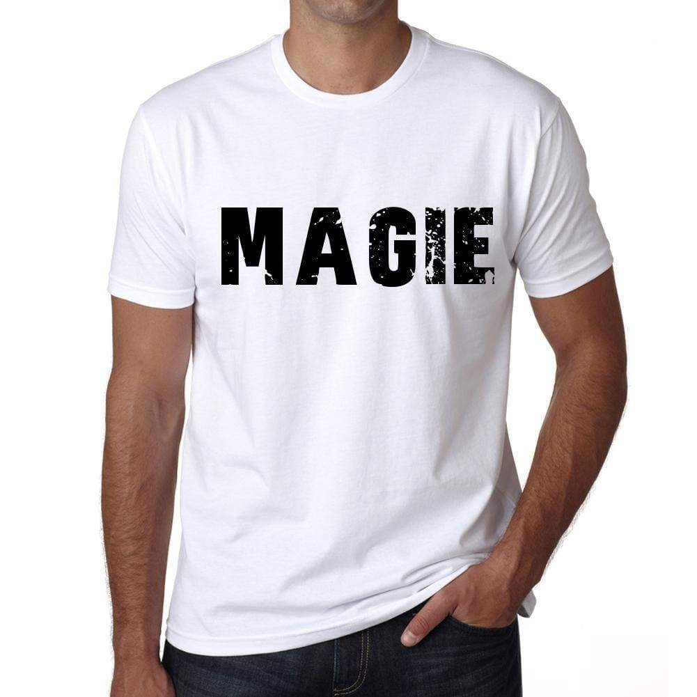 Mens Tee Shirt Vintage T Shirt Magie X-Small White - White / Xs - Casual