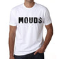 Mens Tee Shirt Vintage T Shirt Mouds X-Small White - White / Xs - Casual
