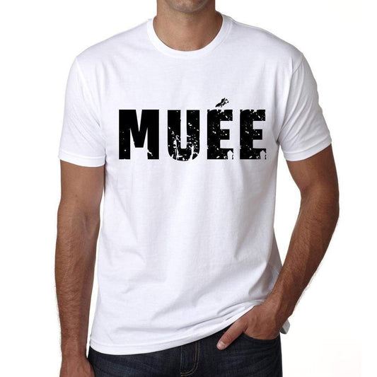 Mens Tee Shirt Vintage T Shirt Muèe X-Small White 00560 - White / Xs - Casual