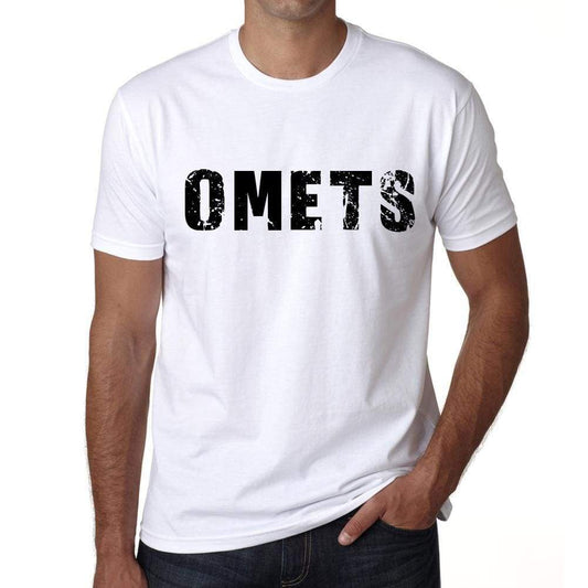Mens Tee Shirt Vintage T Shirt Omets X-Small White - White / Xs - Casual