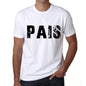 Mens Tee Shirt Vintage T Shirt Pais X-Small White 00560 - White / Xs - Casual