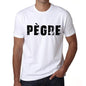 Mens Tee Shirt Vintage T Shirt Pègre X-Small White - White / Xs - Casual