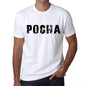 Mens Tee Shirt Vintage T Shirt Pocha X-Small White - White / Xs - Casual