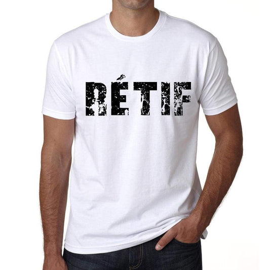 Mens Tee Shirt Vintage T Shirt Rétif X-Small White - White / Xs - Casual