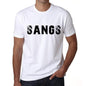 Mens Tee Shirt Vintage T Shirt Sangs X-Small White - White / Xs - Casual