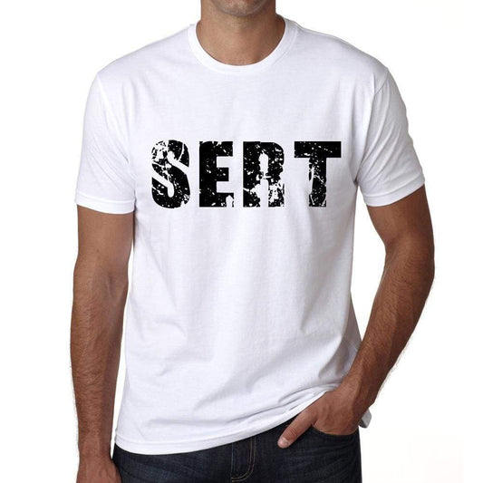Mens Tee Shirt Vintage T Shirt Sert X-Small White 00560 - White / Xs - Casual