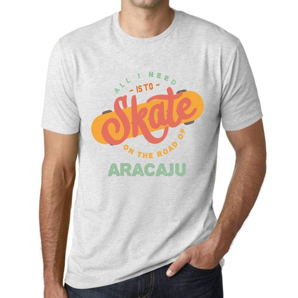 Mens Vintage Tee Shirt Graphic T Shirt Aracaju Vintage White - Vintage White / Xs / Cotton - T-Shirt