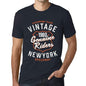 Mens Vintage Tee Shirt Graphic T Shirt Genuine Riders 1980 Navy - Navy / Xs / Cotton - T-Shirt
