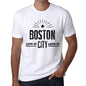 Mens Vintage Tee Shirt Graphic T Shirt Live It Love It Boston White - White / Xs / Cotton - T-Shirt