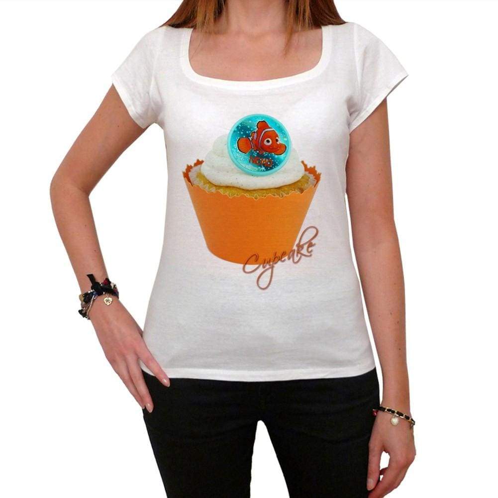 Nemo Cupcakes Womens Short Sleeve Scoop Neck Tee 00152