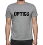 Optics Grey Mens Short Sleeve Round Neck T-Shirt 00018 - Grey / S - Casual