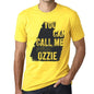 Ozzie You Can Call Me Ozzie Mens T Shirt Yellow Birthday Gift 00537 - Yellow / Xs - Casual