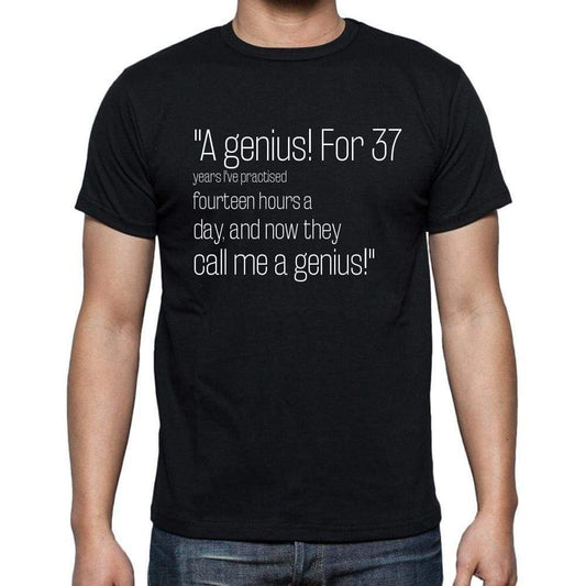 Pablo Sarasate (Spanish Violinist) Quote T Shirts A G T Shirts Men Black - Casual