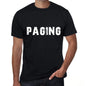 Paging Mens Vintage T Shirt Black Birthday Gift 00554 - Black / Xs - Casual