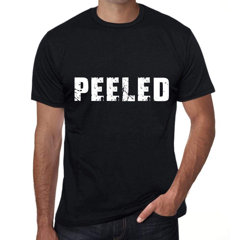 Peeled Mens Vintage T Shirt Black Birthday Gift 00554 - Black / Xs - Casual