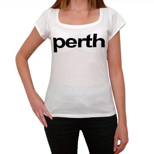 Perth Womens Short Sleeve Scoop Neck Tee 00057