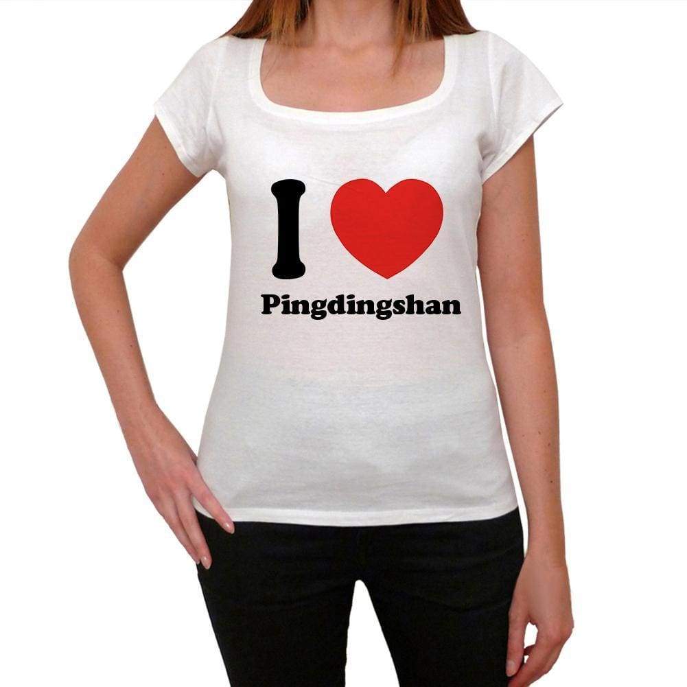 Pingdingshan T Shirt Woman Traveling In Visit Pingdingshan Womens Short Sleeve Round Neck T-Shirt 00031 - T-Shirt