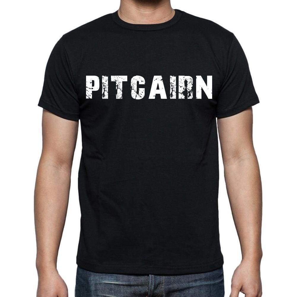Pitcairn T-Shirt For Men Short Sleeve Round Neck Black T Shirt For Men - T-Shirt