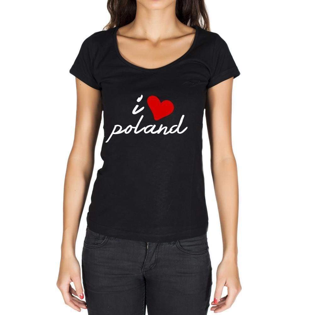 Poland Womens Short Sleeve Round Neck T-Shirt - Casual