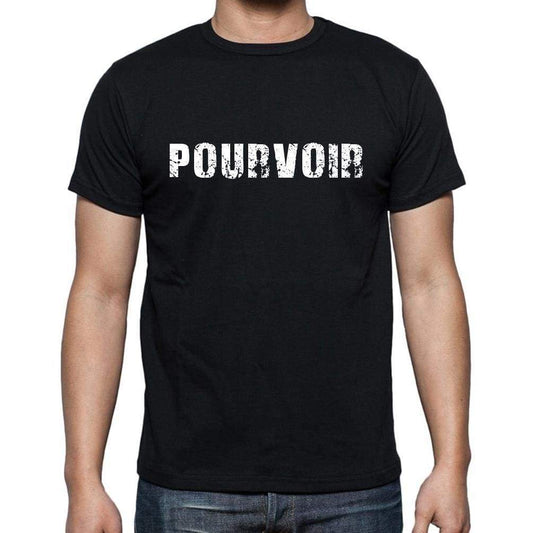 Pourvoir French Dictionary Mens Short Sleeve Round Neck T-Shirt 00009 - Casual