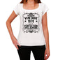 Premium Vintage Year 1970 White Womens Short Sleeve Round Neck T-Shirt Gift T-Shirt 00368 - White / Xs - Casual