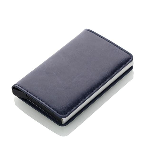 Men Credit Card Holders Business ID Card Case Fashion Automatic RFID Card Holder Aluminium Bank Card Wallets