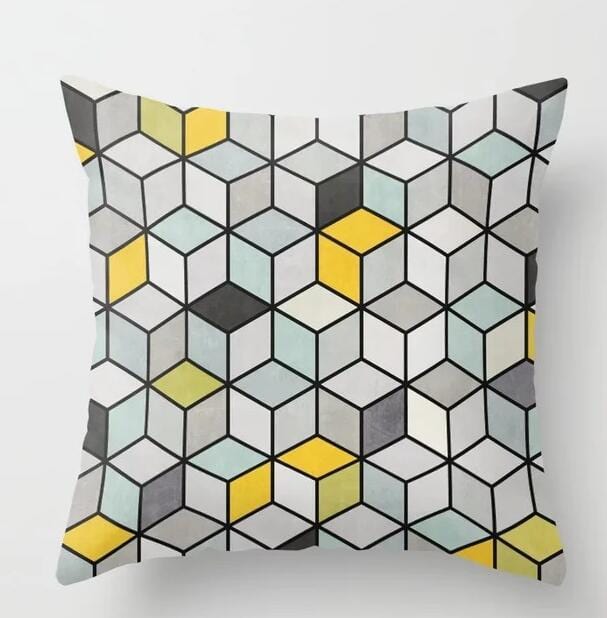 ZENGA Geometric Nordic Cushion Cover decorative cushion Throw Pillow Cover Polyester Cushion Case Sofa Bed Decorative Pillowcase