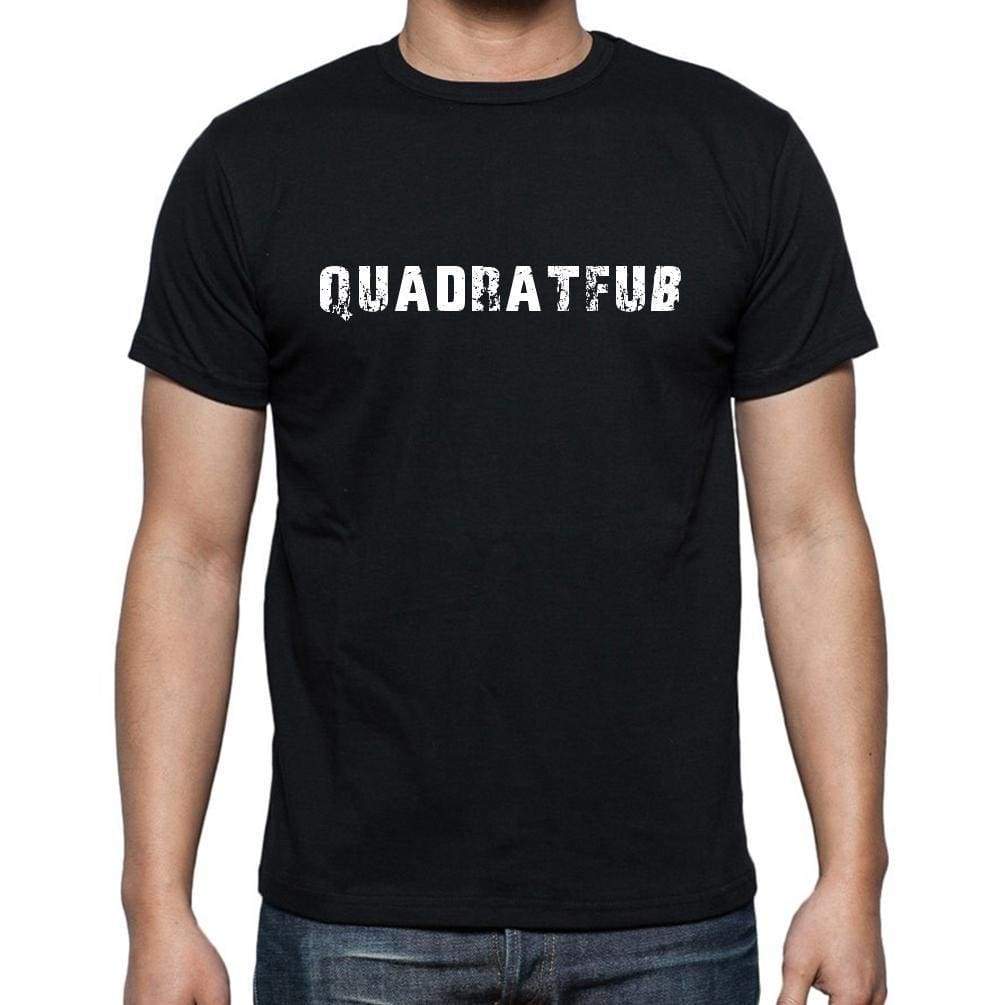 Quadratfu Mens Short Sleeve Round Neck T-Shirt - Casual