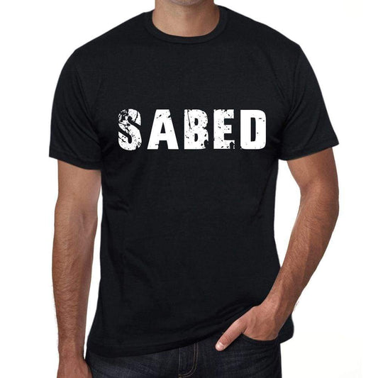 Sabed Mens Retro T Shirt Black Birthday Gift 00553 - Black / Xs - Casual