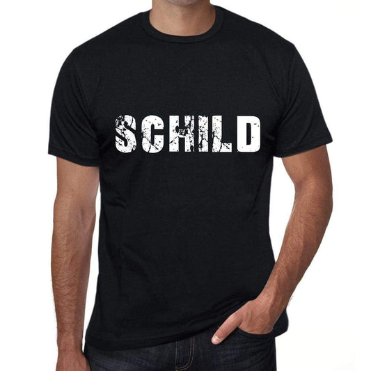 Schild Mens T Shirt Black Birthday Gift 00548 - Black / Xs - Casual