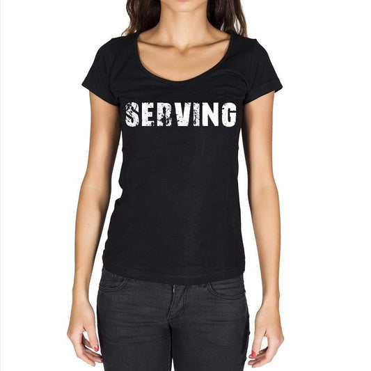 Serving Womens Short Sleeve Round Neck T-Shirt - Casual