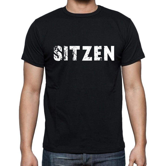 Sitzen Mens Short Sleeve Round Neck T-Shirt - Casual