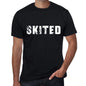 Skited Mens Vintage T Shirt Black Birthday Gift 00554 - Black / Xs - Casual