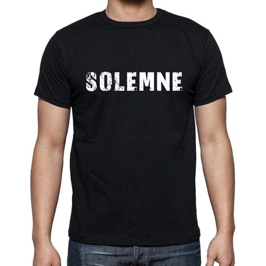 Solemne Mens Short Sleeve Round Neck T-Shirt - Casual