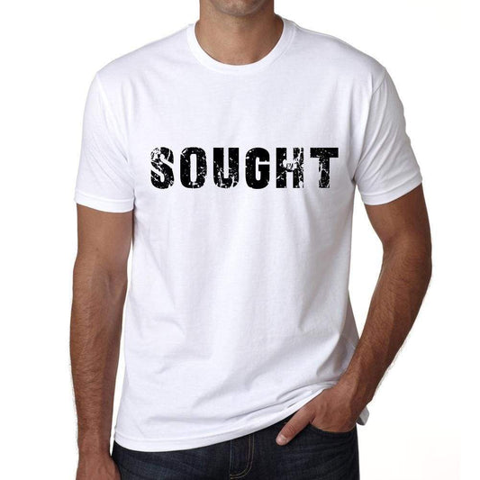 Sought Mens T Shirt White Birthday Gift 00552 - White / Xs - Casual
