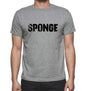 Sponge Grey Mens Short Sleeve Round Neck T-Shirt 00018 - Grey / S - Casual