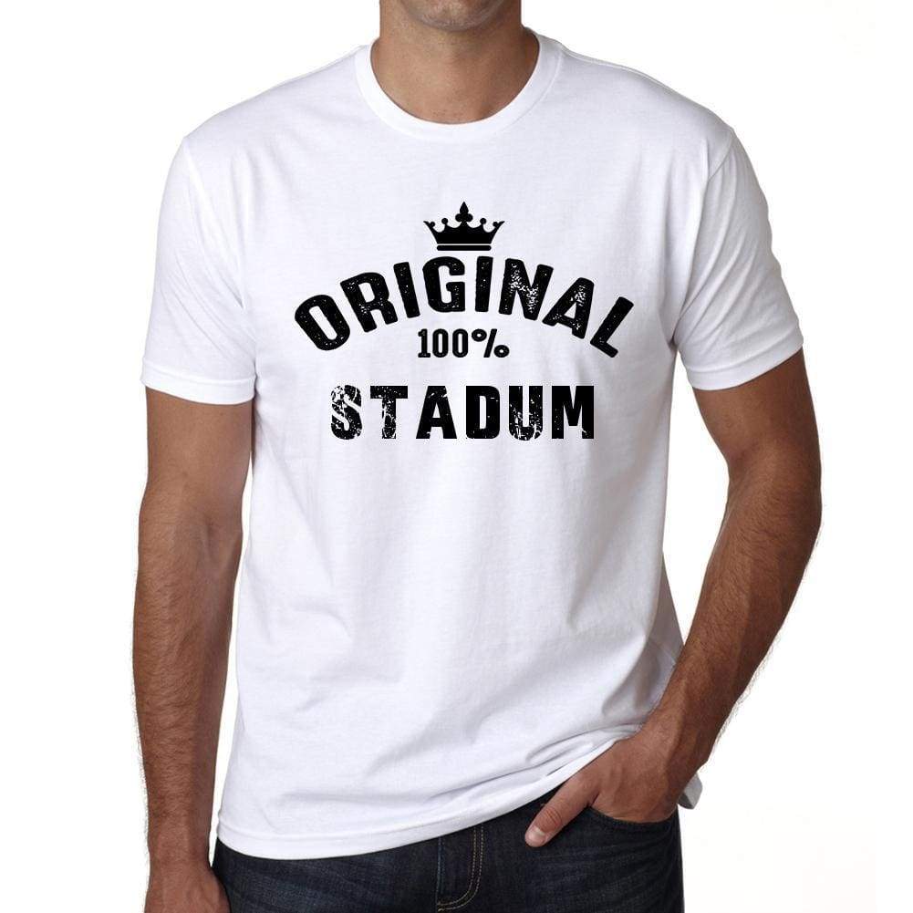 Stadum 100% German City White Mens Short Sleeve Round Neck T-Shirt 00001 - Casual