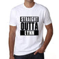 Straight Outta Lynn Mens Short Sleeve Round Neck T-Shirt 00027 - White / S - Casual