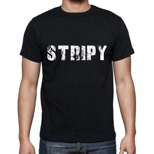 Stripy Mens Short Sleeve Round Neck T-Shirt 00004 - Casual
