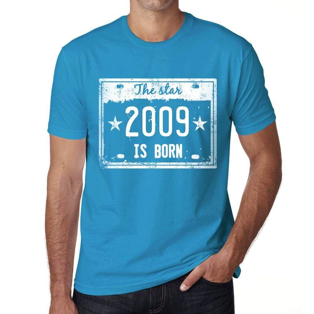 The Star 2009 Is Born Mens T-Shirt Blue Birthday Gift 00455 - Blue / Xs - Casual